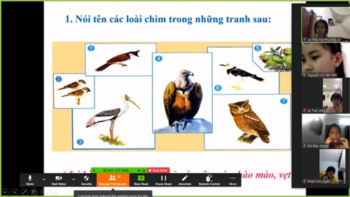 Dạy học trực tuyến ngày 23.4.2020